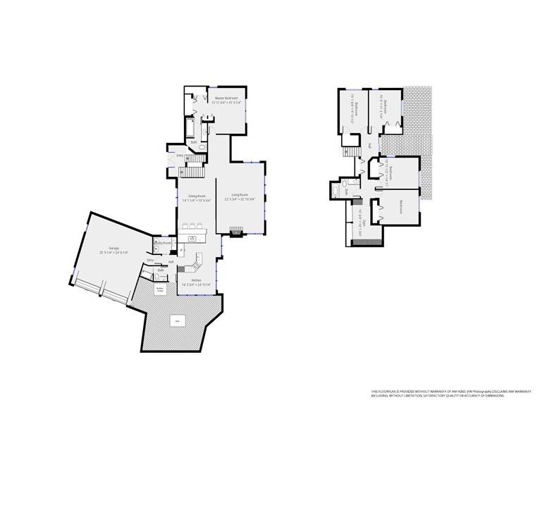 Floor Plan for Stunning Waterfront Contemporary